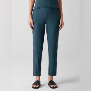 Eileen Fisher Alpine Washable Stretch Crepe Slim Ankle Pants